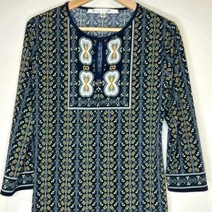Boho Print PTP 18” Max Studio Midi Jersey Dress